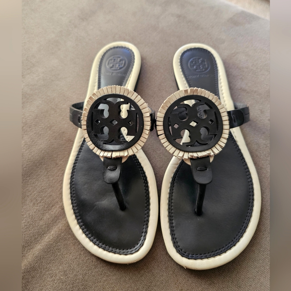 Tory burch Miller leather causal sandals